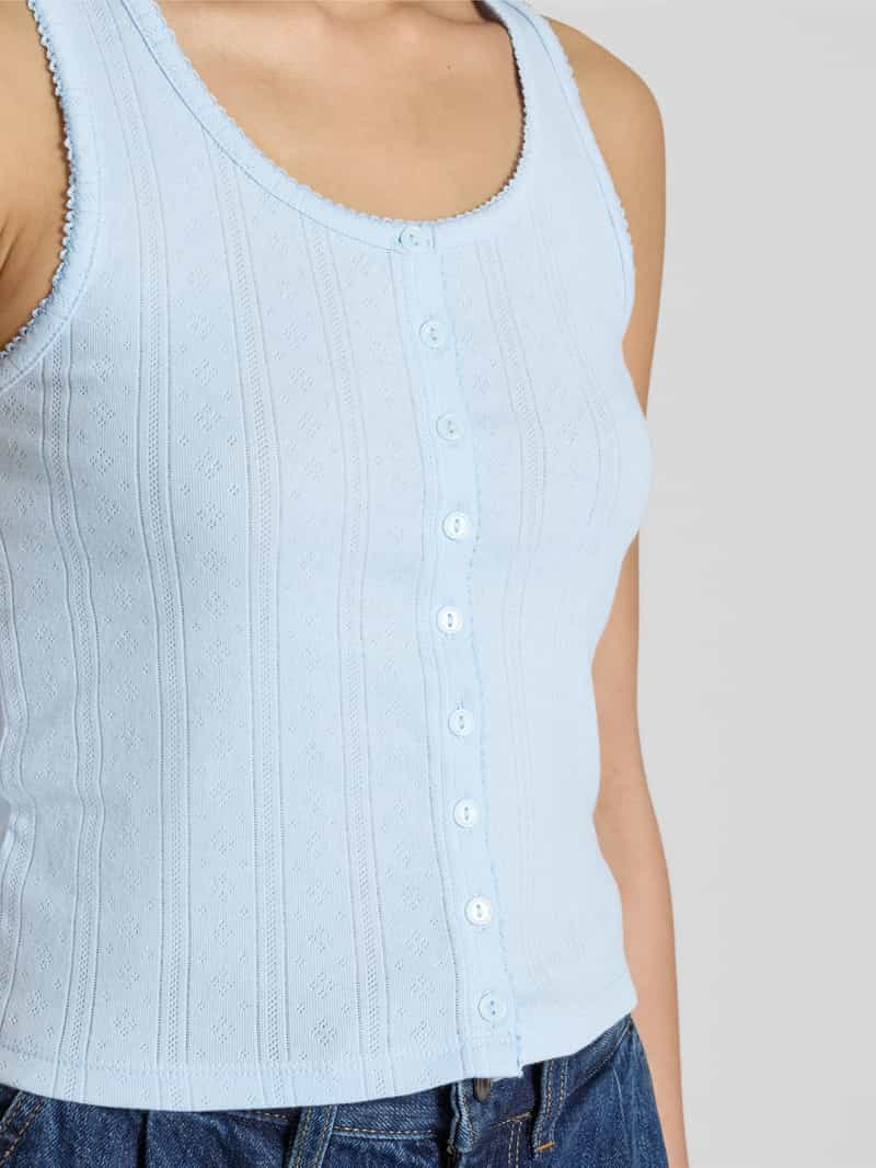 Levi's Tanktop met knoopsluiting model 'DRY GOODS'