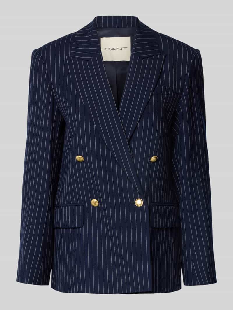 Gant Regular fit blazer met klepzakken