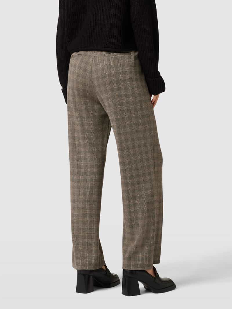 Stoffen broek met vaste persplooien, model 'PEGGY' Raphaela By Brax