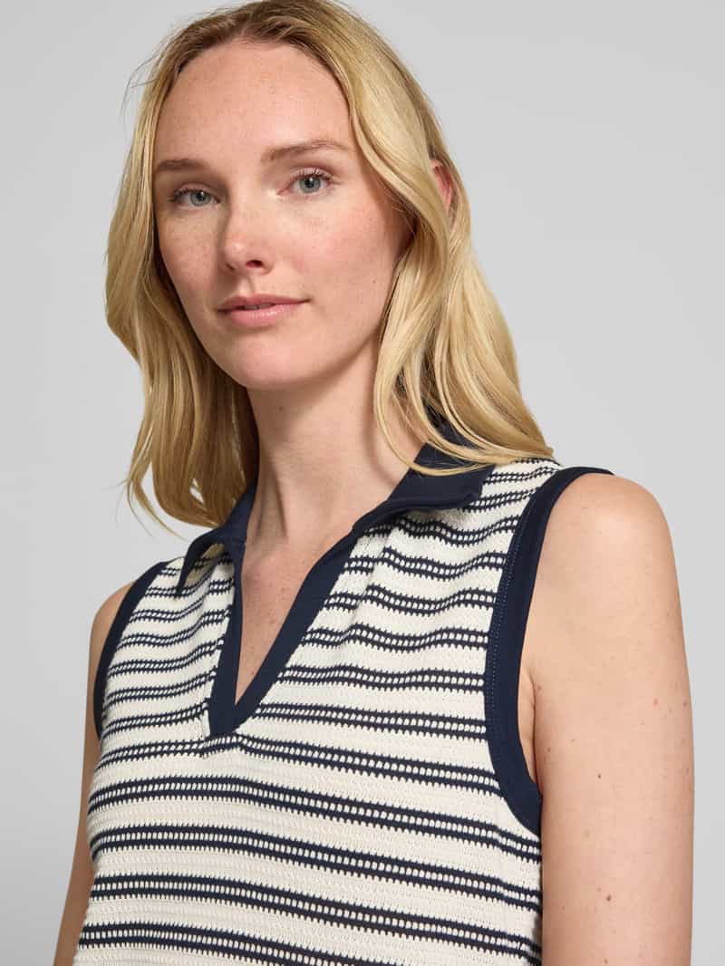 Tom Tailor Regular fit gebreide top van katoenmix