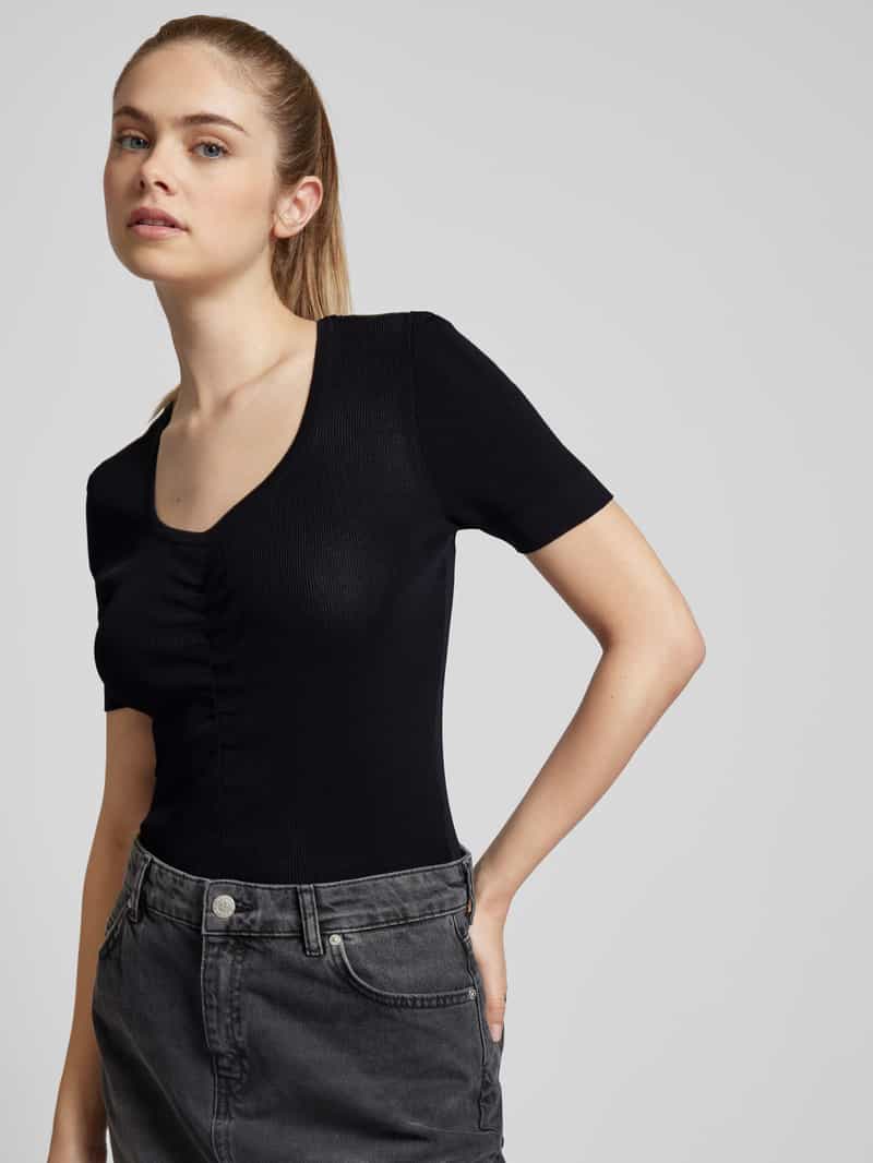 Tom Tailor Denim T-shirt met plooien