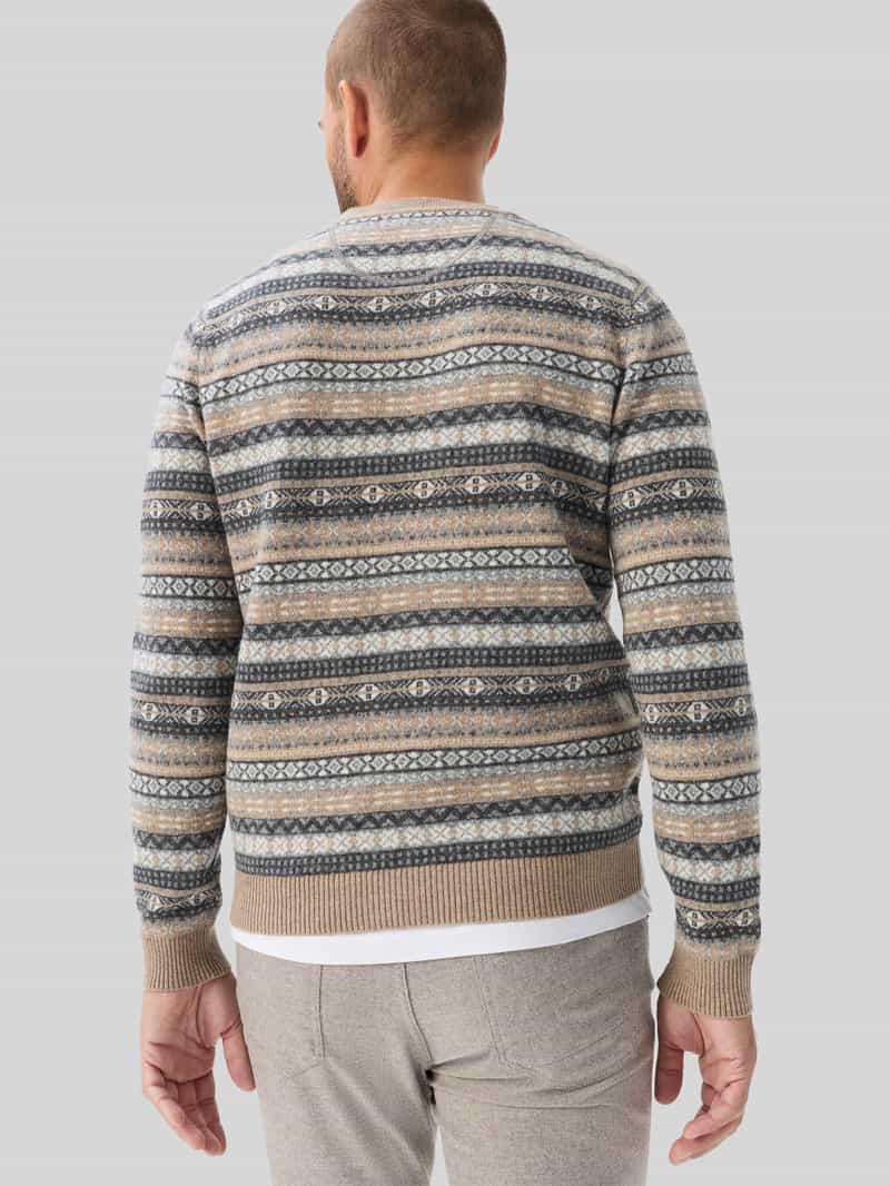 BRAX Pullover van kasjmier met ronde hals model 'Rick'