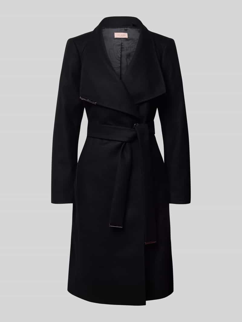 Ted Baker Lange jas van wolmix met kasjmier