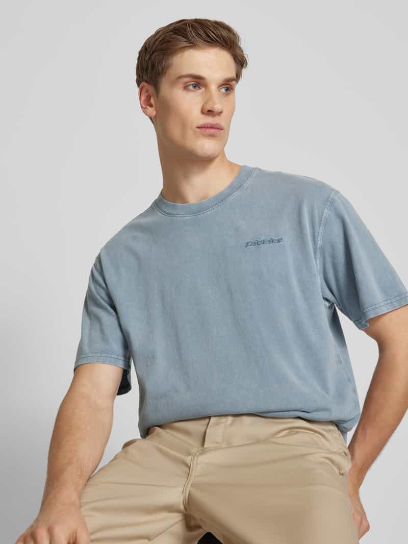 Dickies T-shirt met labelstitching model 'PLENTYWOOD'