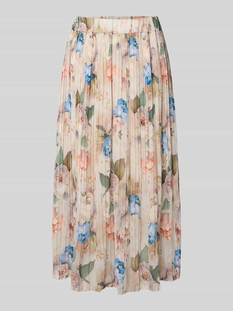 ZABAIONE Midirok met plissévouwen