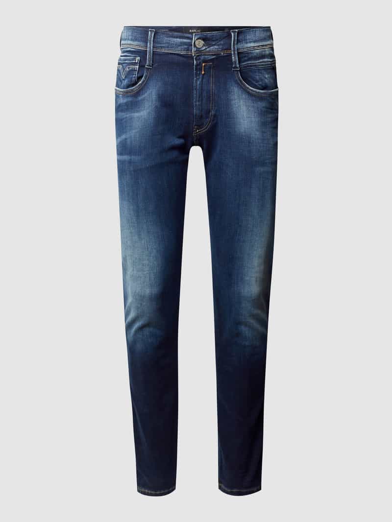 Replay Slim fit jeans met stretch model 'Anbass' Hyperflex Bio