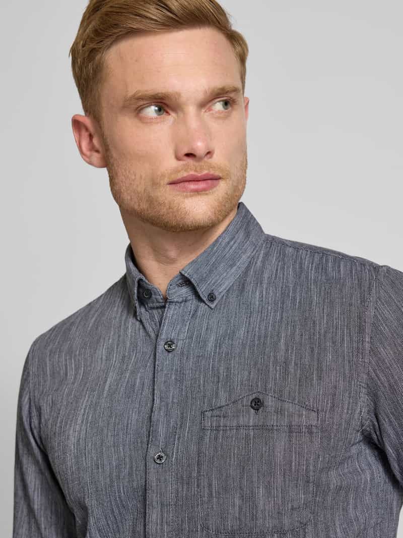 Tom Tailor Denim Regular fit overhemd van puur katoen