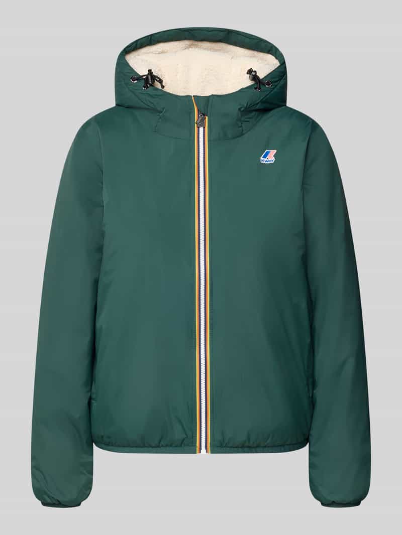 K-way Regular fit jack met logoprint model 'CLAUDETTE'