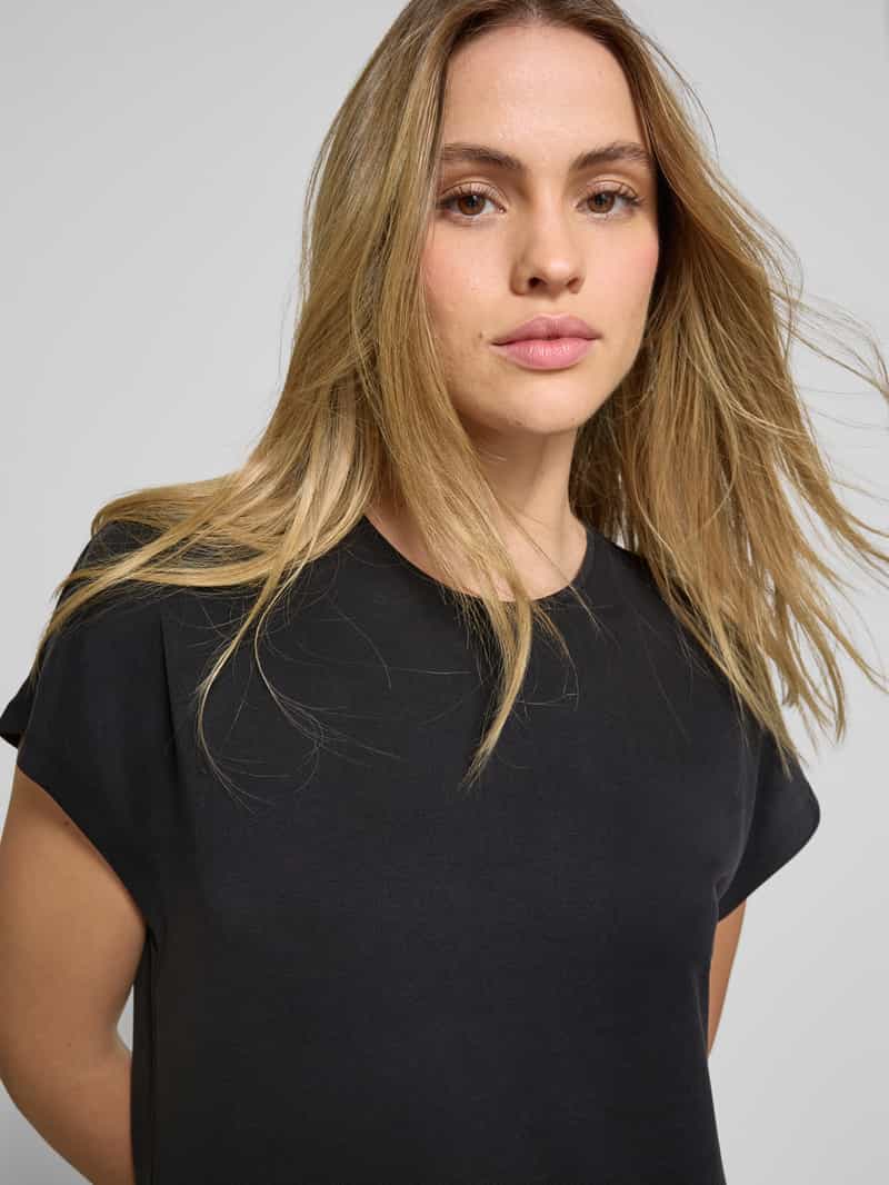 Jake*s Casual T-shirtjurk met laagjeslook