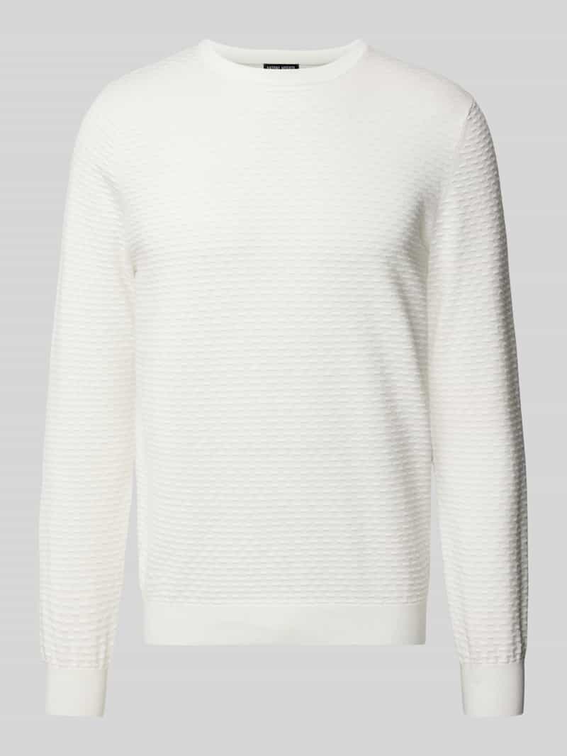 Antony Morato Gebreide pullover met ribboorden