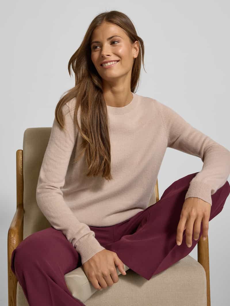 Christian Berg Woman Gebreide pullover van puur kasjmier