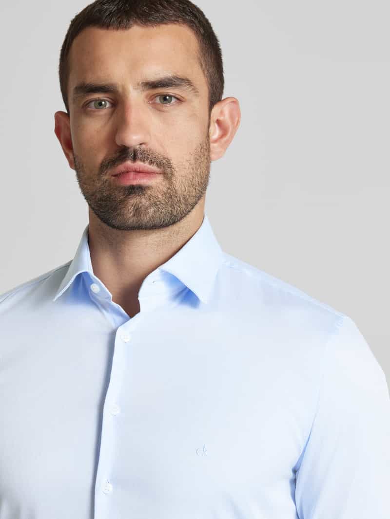 CK Calvin Klein Regular fit zakelijk overhemd met kentkraag model 'Bari'