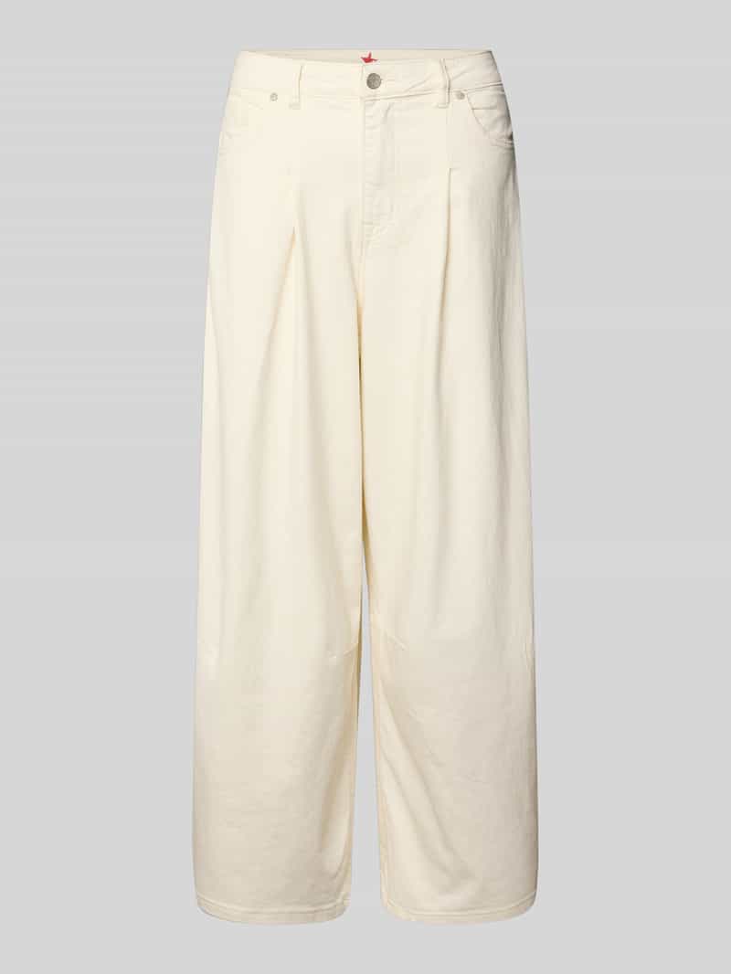 barrel fit broek met steekzakken model 'Summer Barrel 4218'