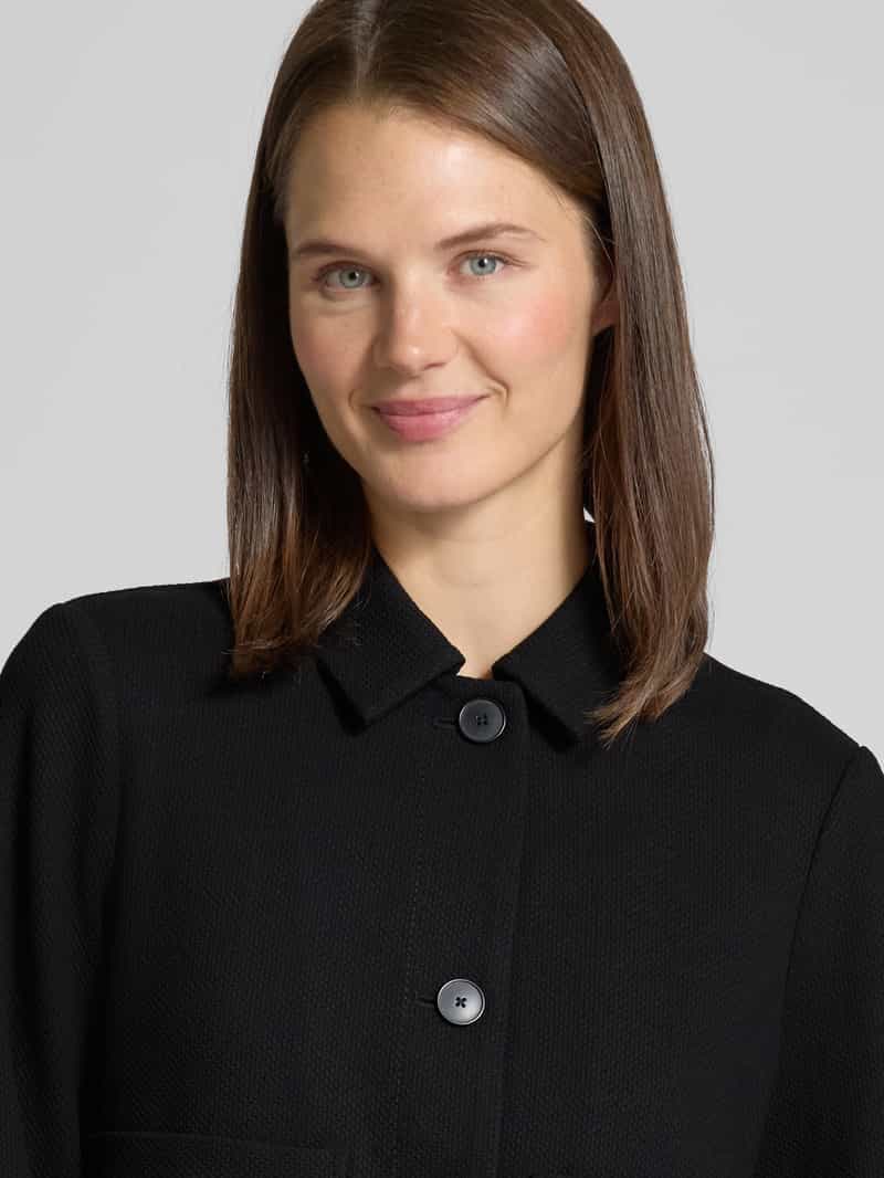 comma Blazer met opgestikte zakken