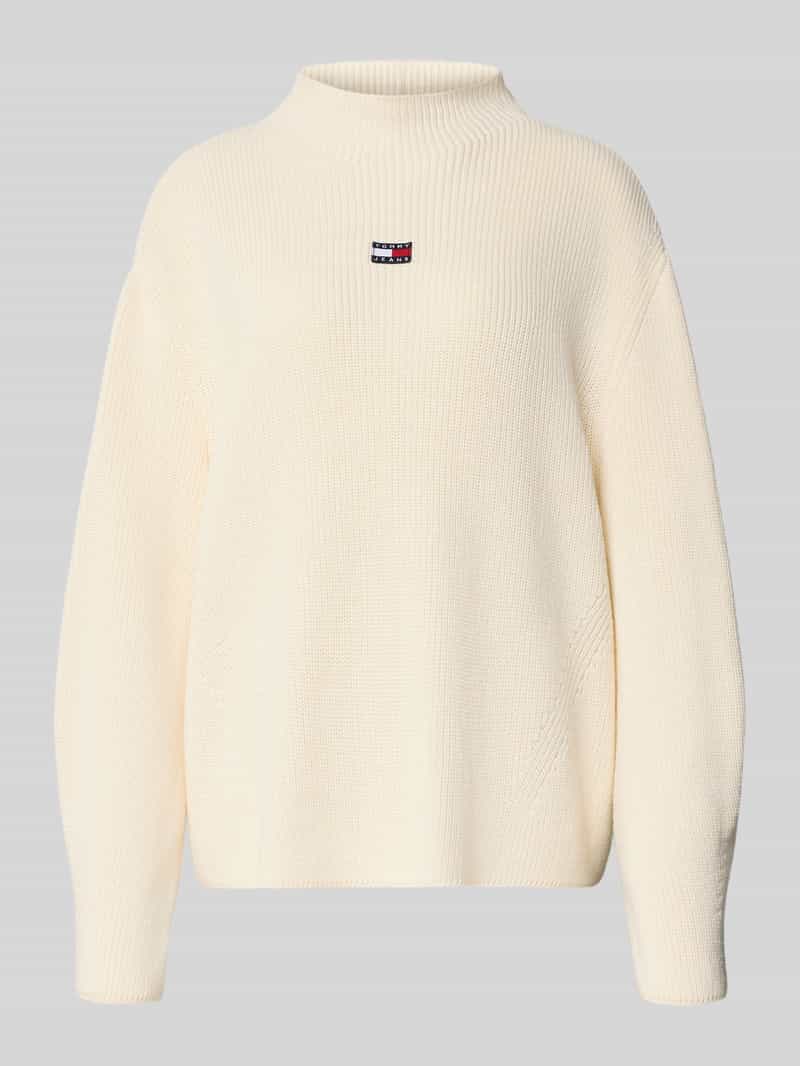 TOMMY JEANS Trui met staande kraag TJW MOCKNECK BADGE SWEATER