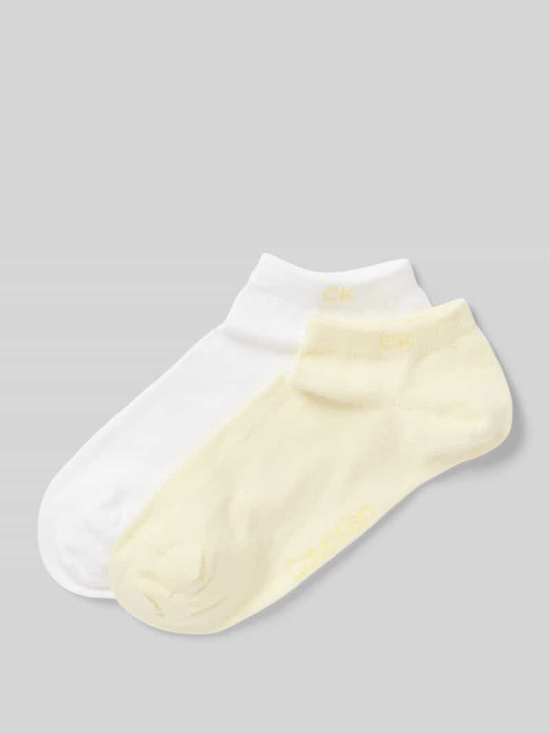 CK Calvin Klein Sneakersokken met stretch in een set van 2 paar