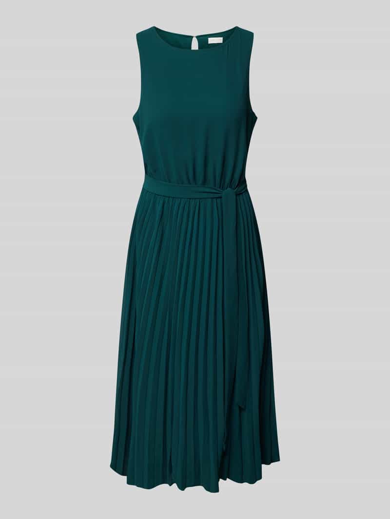 Apricot Midi-jurk met strikceintuur