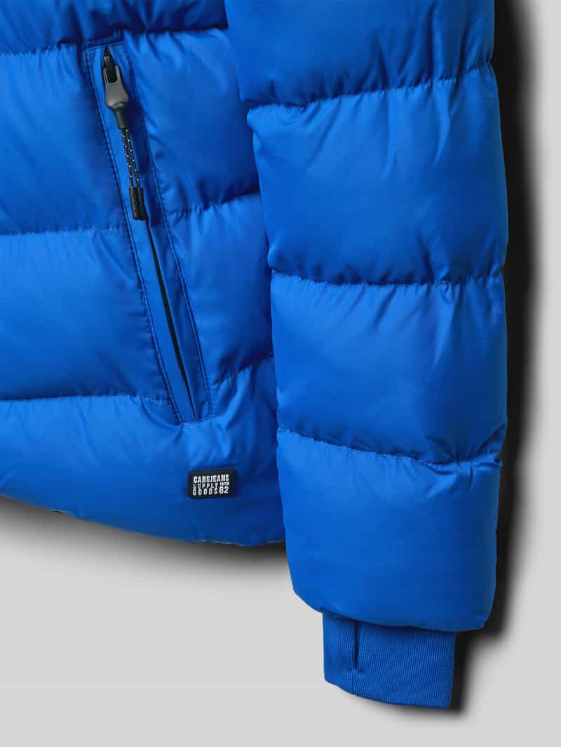 CARS JEANS Regular fit gewatteerd jack met logo-applicatie model 'Hey Ward'