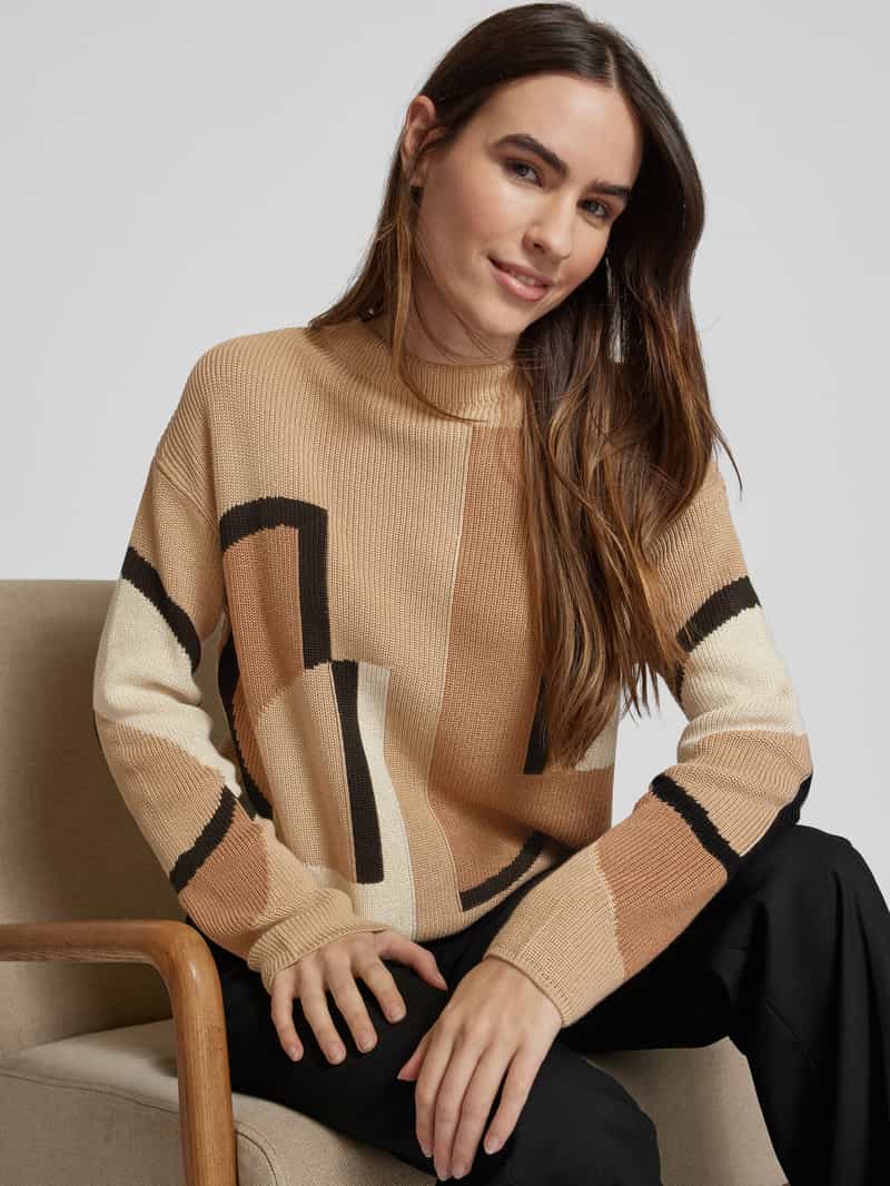 Betty Barclay Gebreide pullover met extra brede schouders
