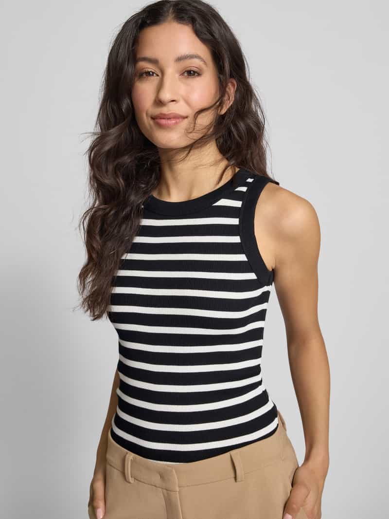 drykorn Top in fijnriblook model 'OLINA'