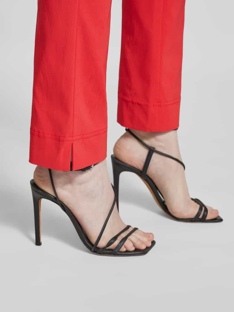 STEHMANN Regular fit broek met siernaden model 'INA'