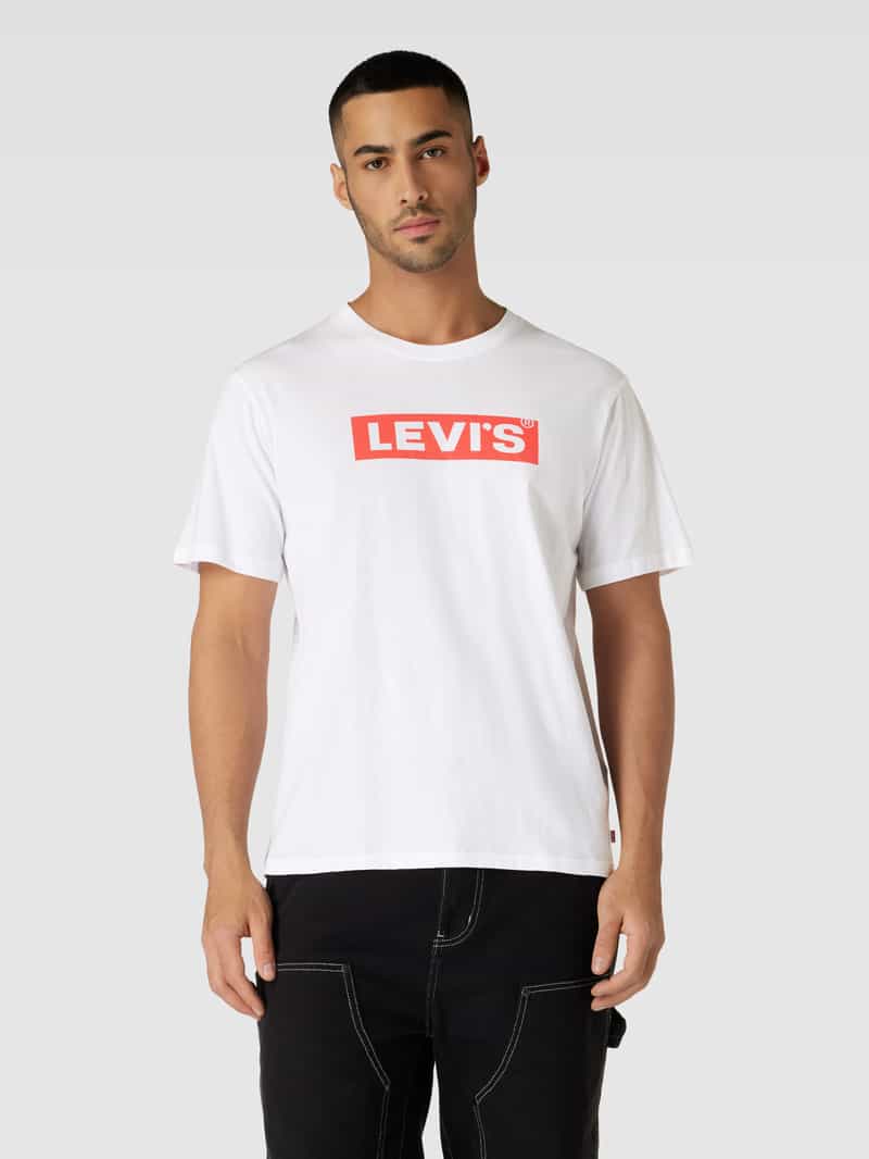 Relaxed fit T-shirt met labelprint Levi's®