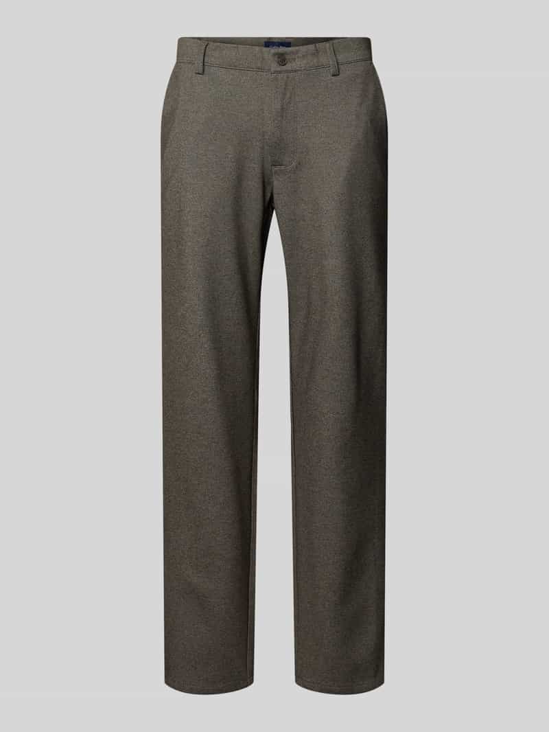Christian Berg Men Regular fit stoffen broek met viscose