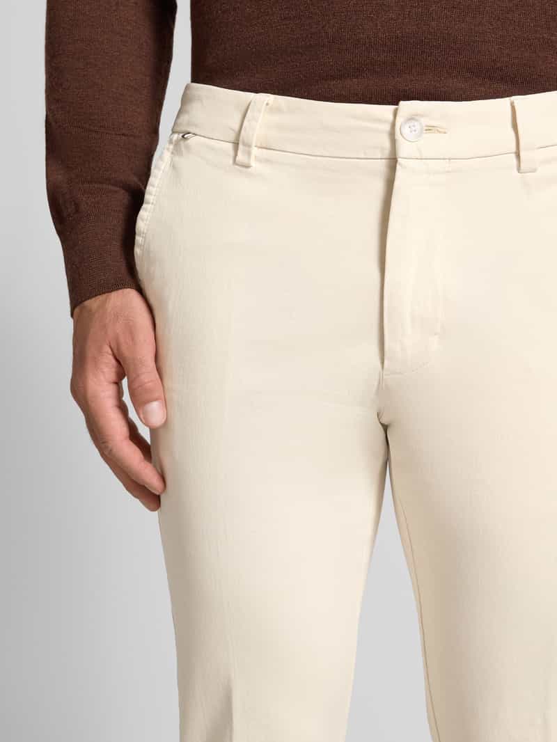 Boss Slim fit broek van elastische katoenmix model 'KAITON1'