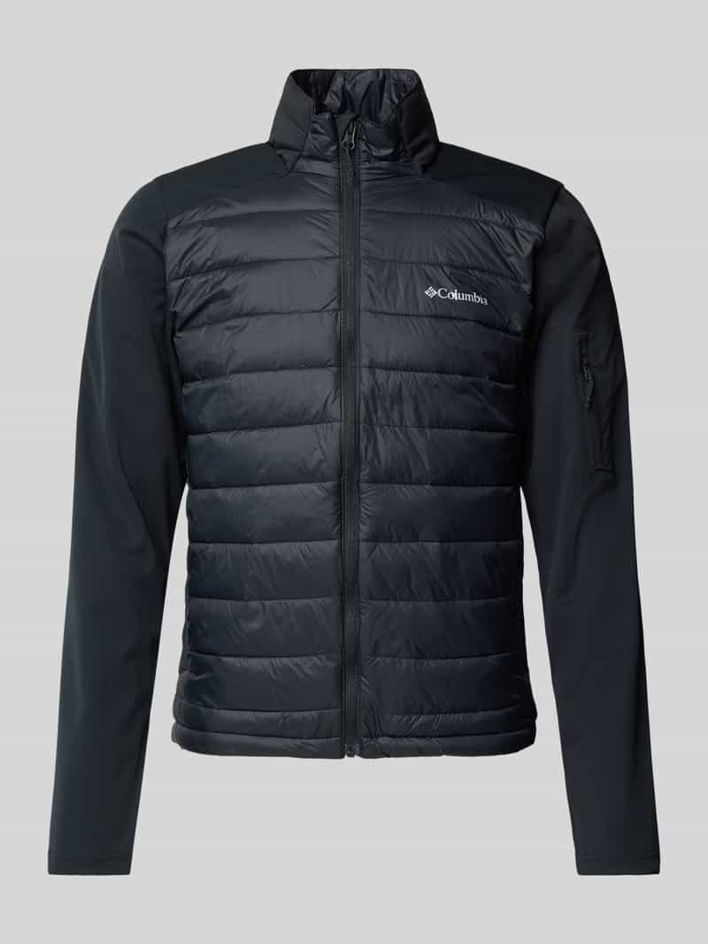 Gewatteerd jack met labelprint