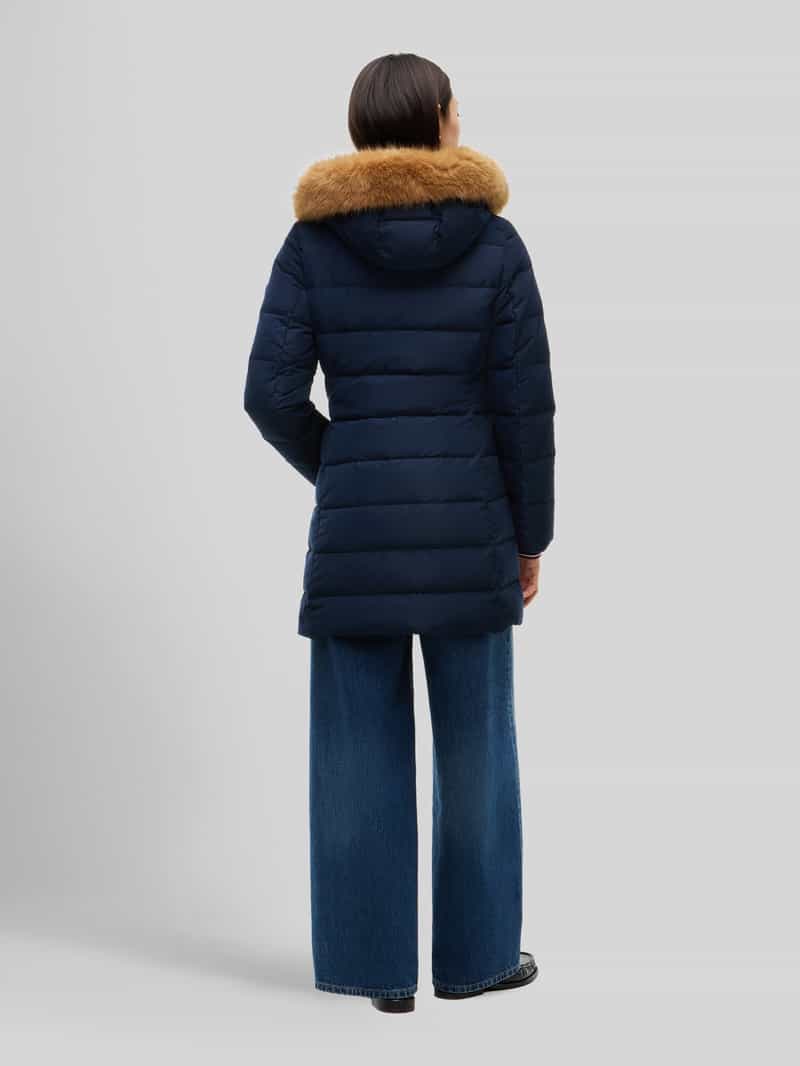 Tommy Hilfiger Gewatteerde mantel met capuchon van teddybont model 'TYRA'