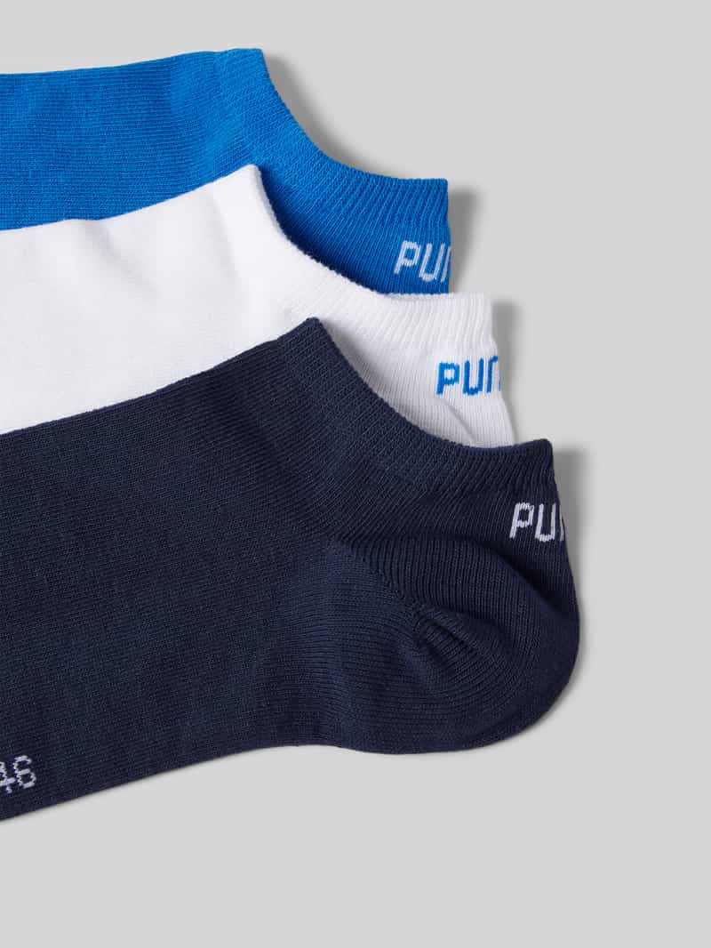 Puma Sneakersokken met labeldetails in een set van 3 paar