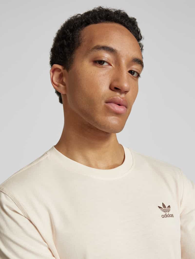 adidas Originals Regular fit T-shirt met labelstitching
