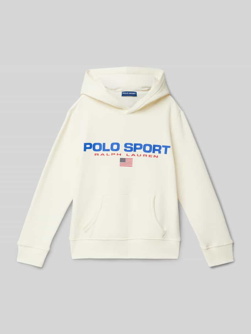 Polo Sport Hoodie met labelprint