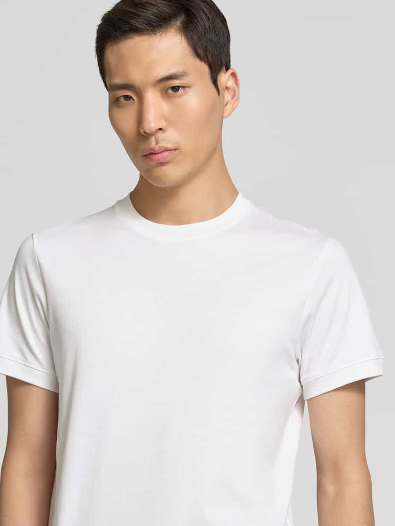 RAGMAN Regular fit T-shirt met ronde hals model 'ON'