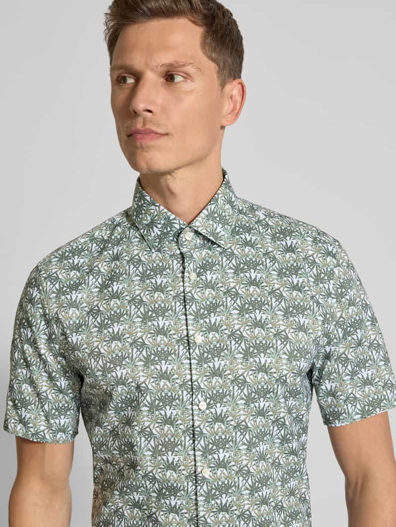 Jake*s Slim fit zakelijk overhemd met knoopsluiting