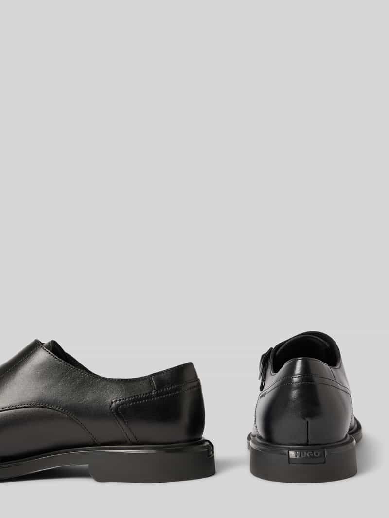 HUGO Monkstraps van leer met rolsluiting model 'GRYFF'