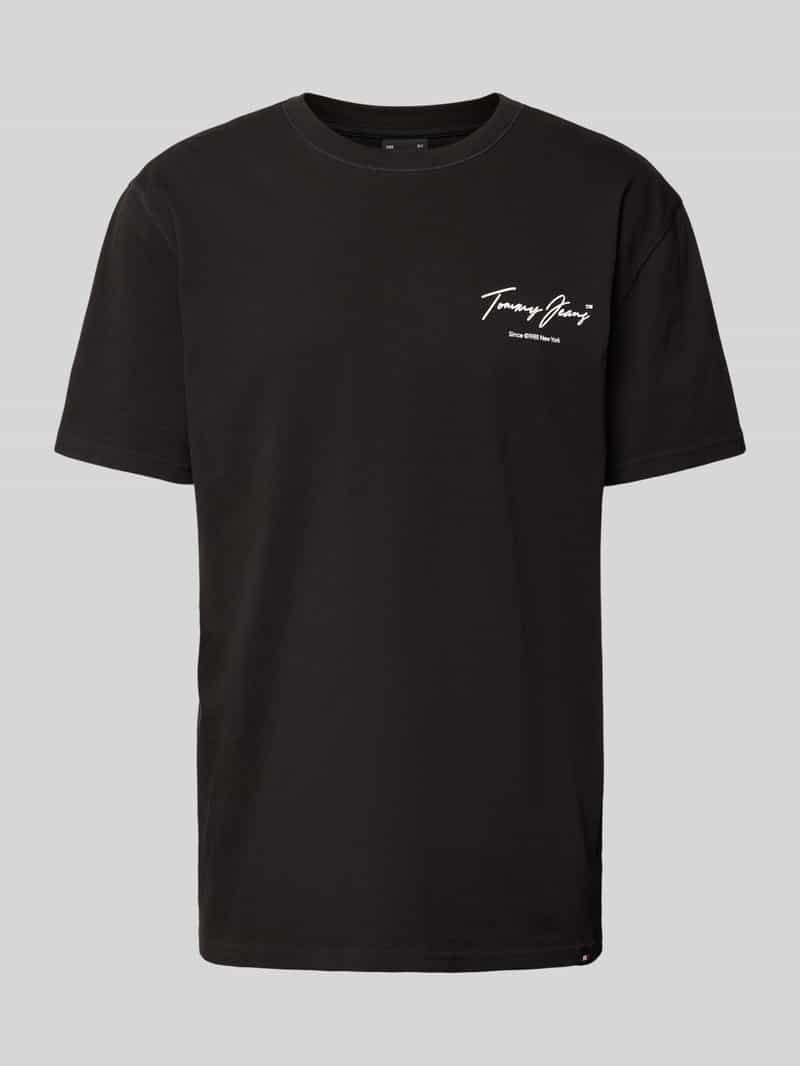 Tommy Jeans T-shirt met labelprint