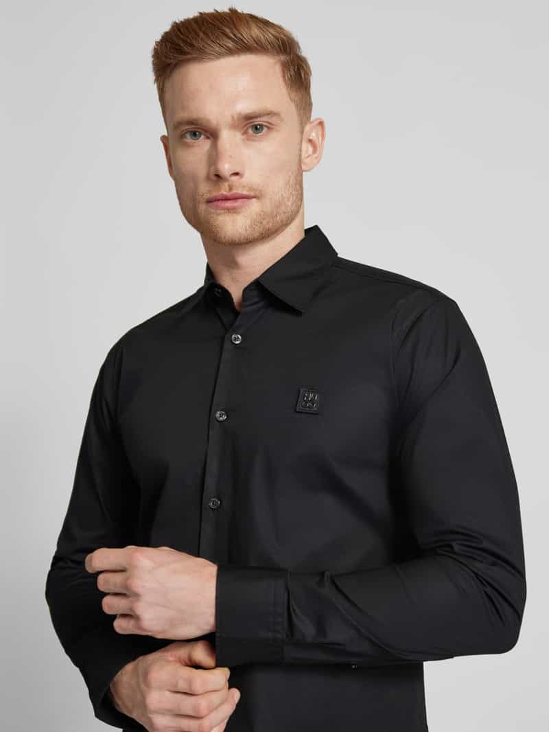 HUGO Vrijetijdsoverhemd met kentkraag model 'Ermo'