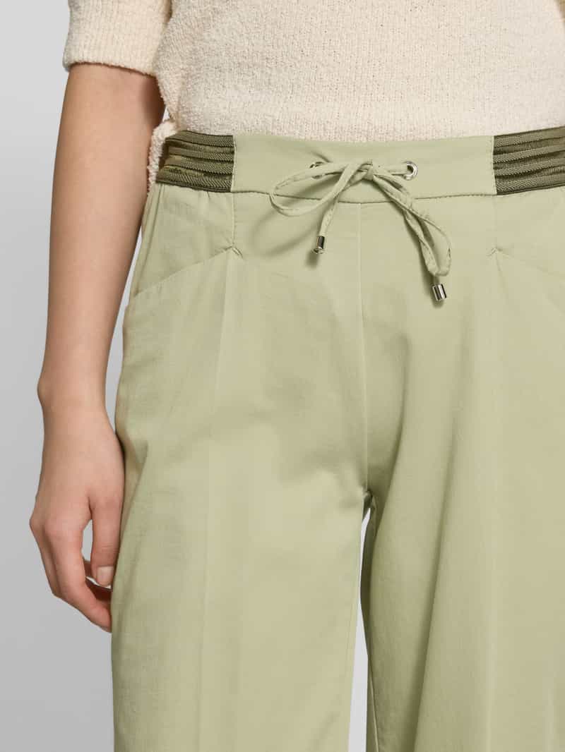 TONI Wide leg stoffen broek met verkort model 'Sue'