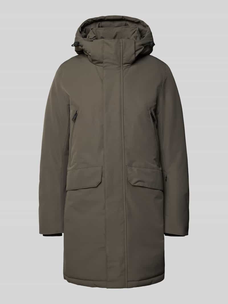 ECOALF Parka met capuchon en klepzakken model 'NEW ICEBERG'
