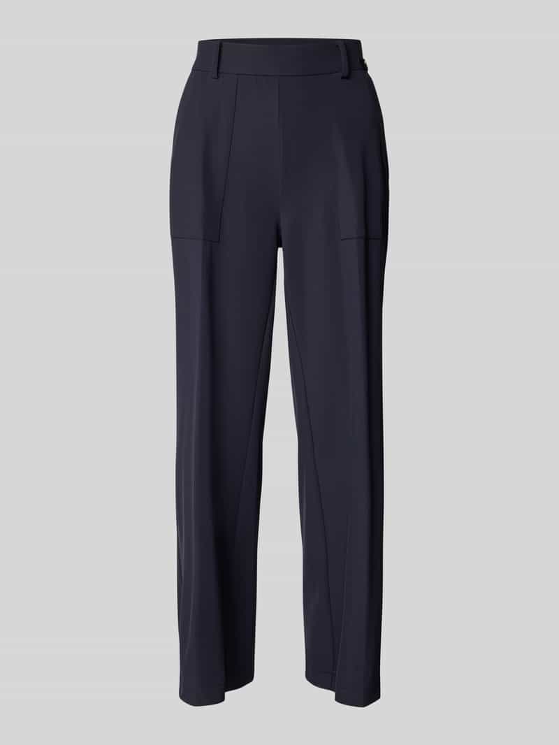 Tapered fit stoffen broek met verkort model