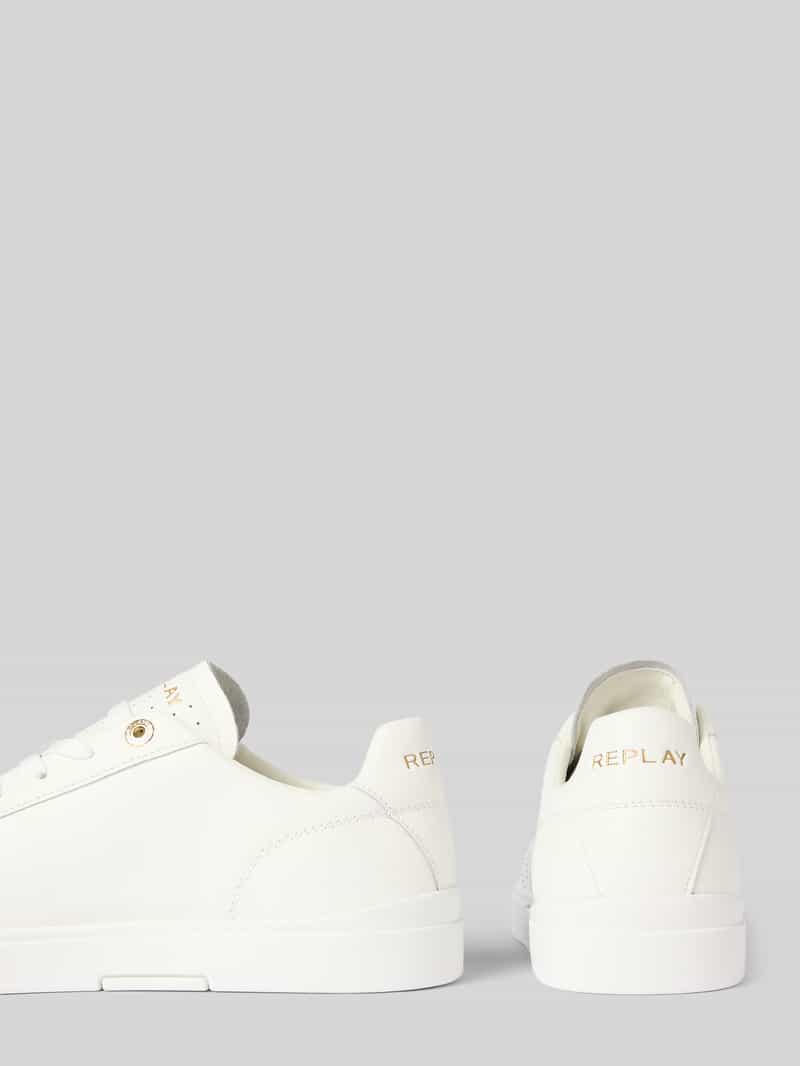 Replay Sneakers van leer met vetersluiting model 'POLYS'