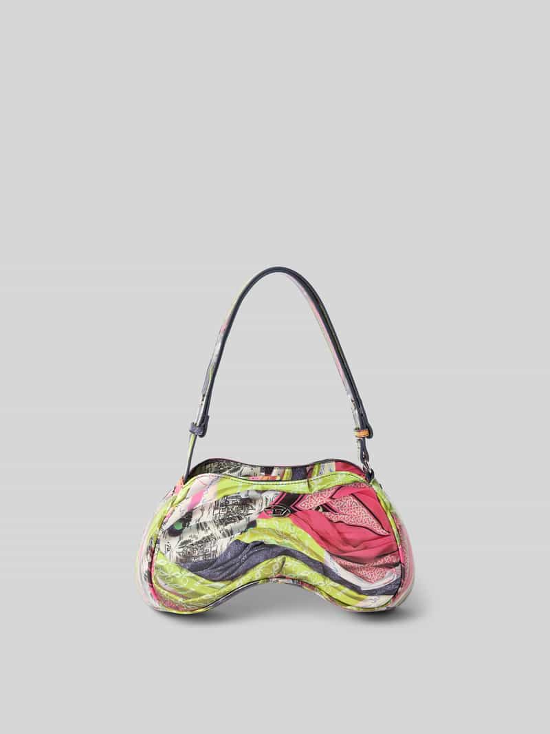 Handtas met labeldetail