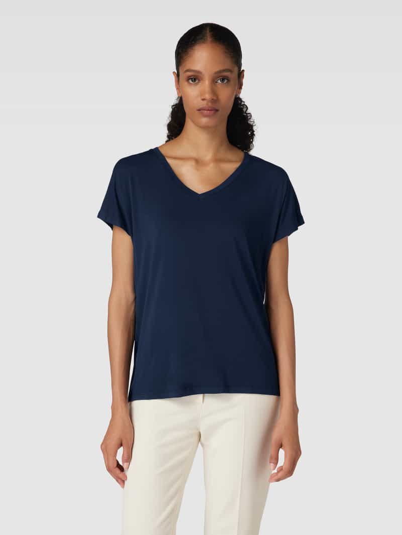 T-shirt met labeldetail, model 'Marcia' Soyaconcept