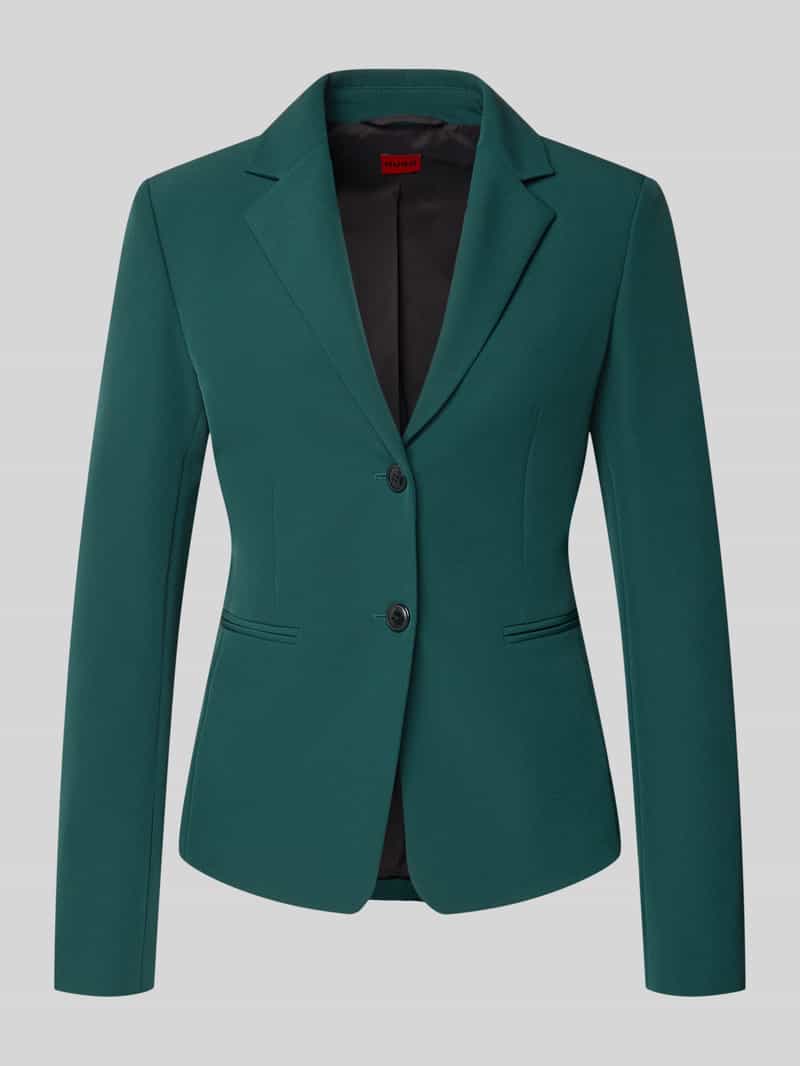 HUGO Slim fit korte blazer met 2-knoopssluiting model 'AGONIA'