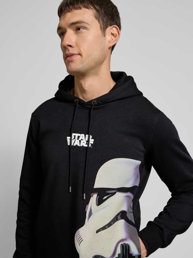 s.Oliver RED LABEL Regular fit hoodie met Starwars -artwork