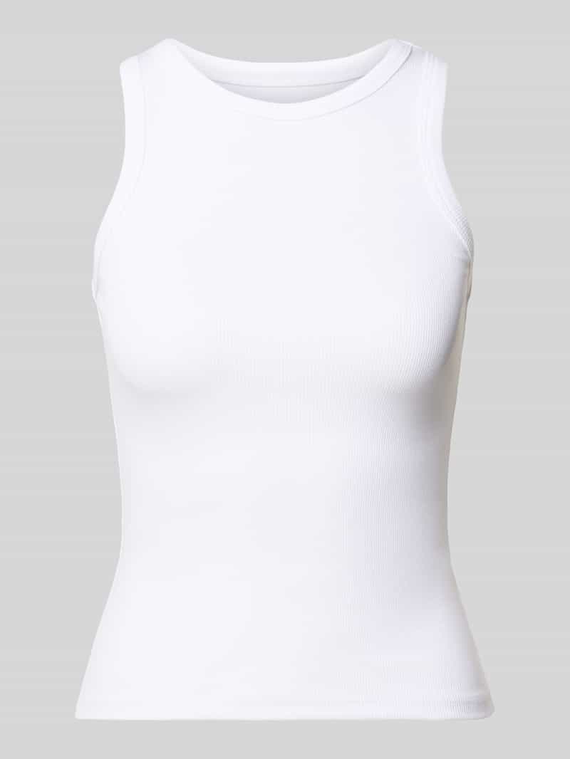 Tanktop met fijnrib