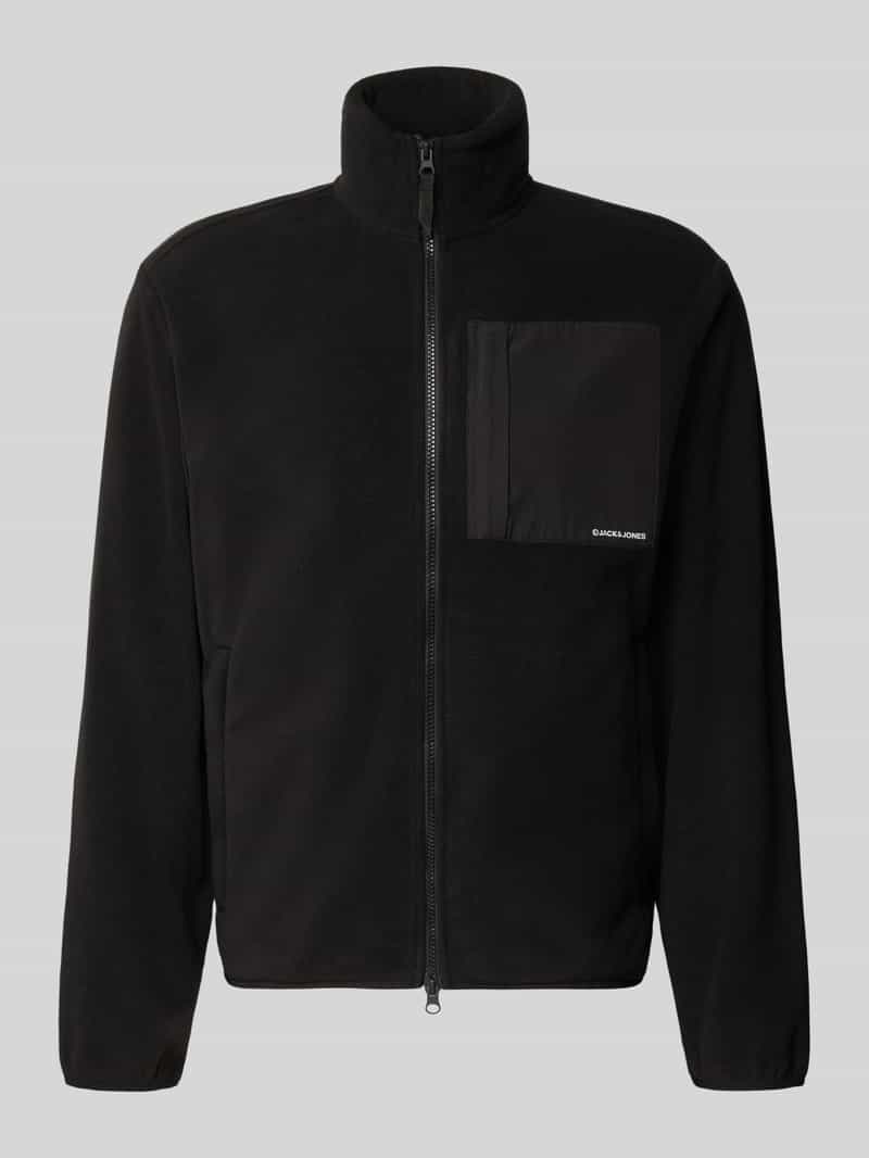 Jack & jones Regular fit fleecejack met tweewegritssluiting model 'MASON'