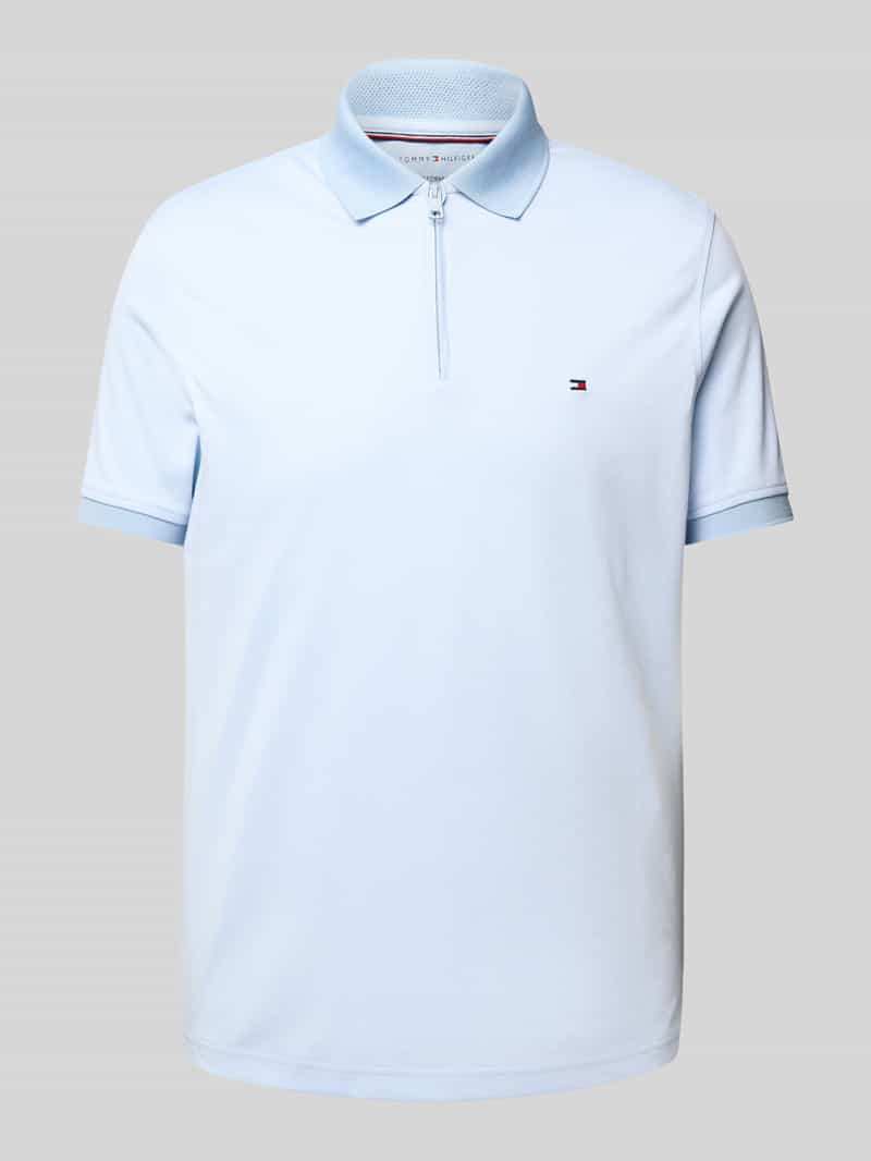Tommy Hilfiger Regular fit poloshirt van katoenmix