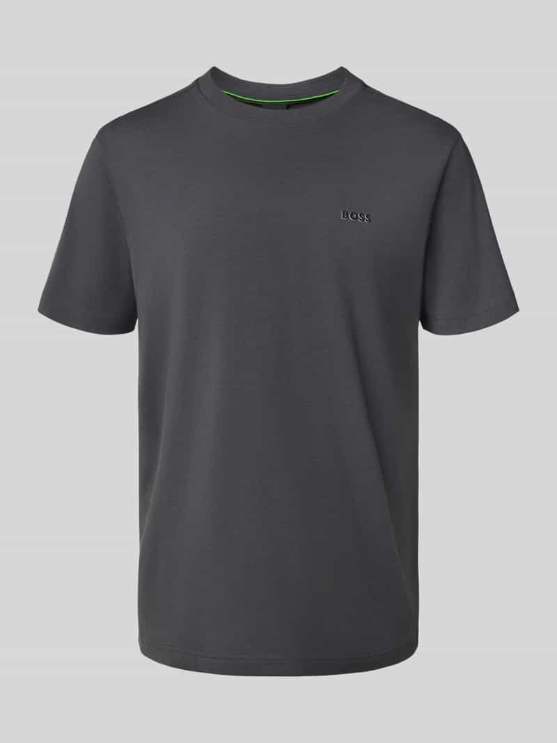 BOSS Green Regular fit T-shirt van katoenmix